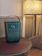 Green esky with CA Christine Andrews logo on the front.