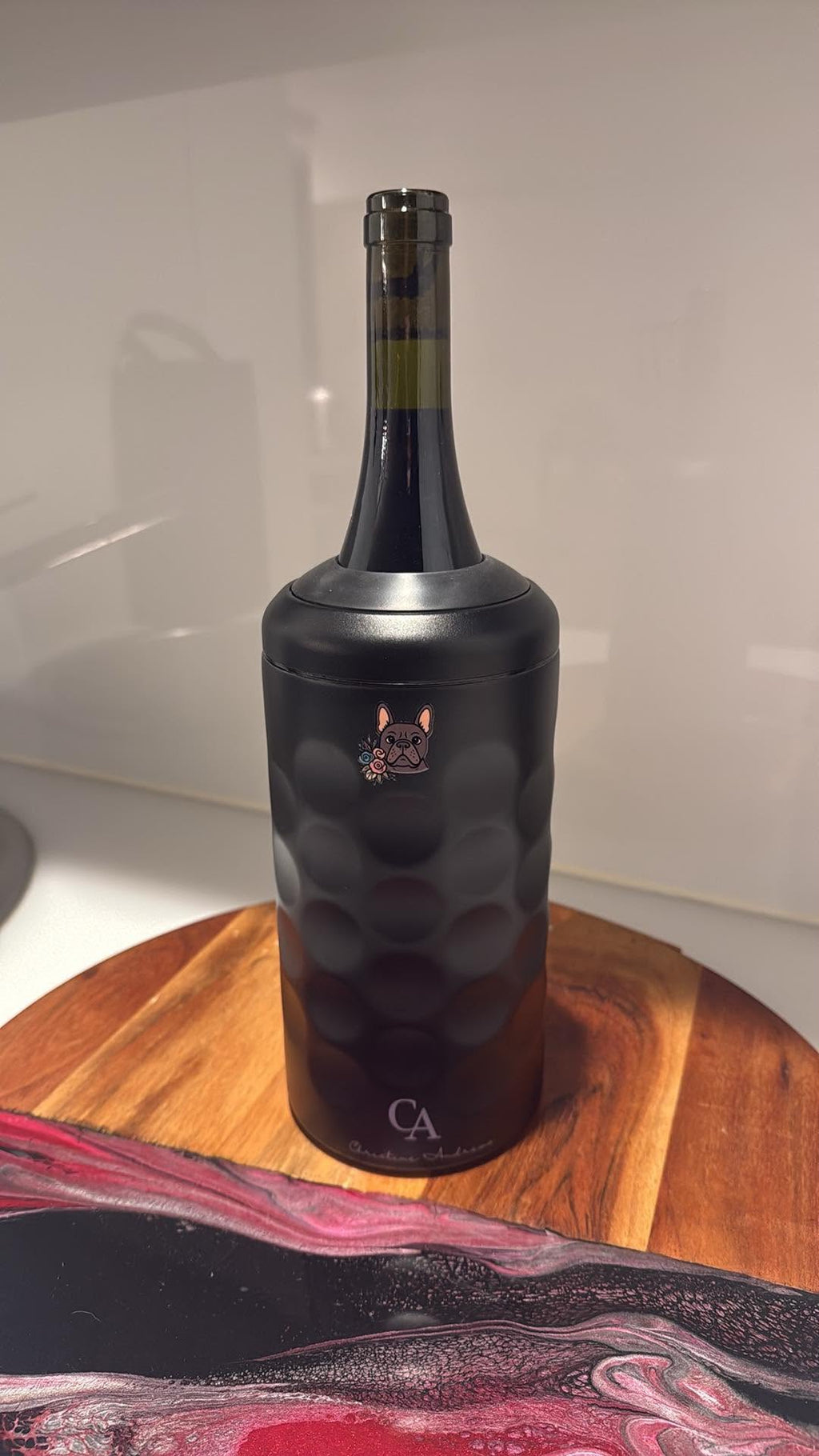Black wine cooler - customise