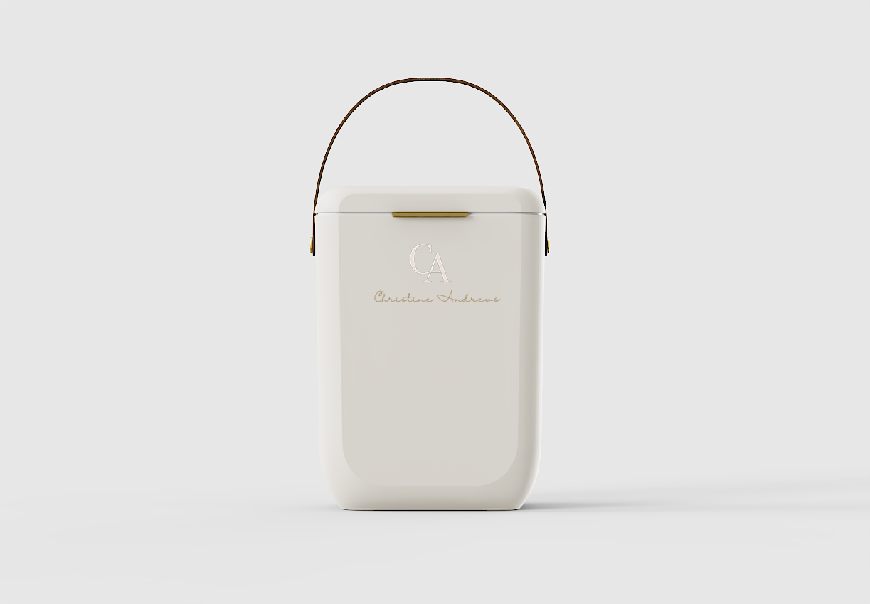 Christine Andrews Esky / cooler box - cream